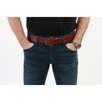 Get Well Jeans Riem Sabel 40mm Dark Brown