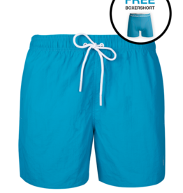 Muchachomalo Muchachomalo SOLID2062-09 Swimshort Turqoise