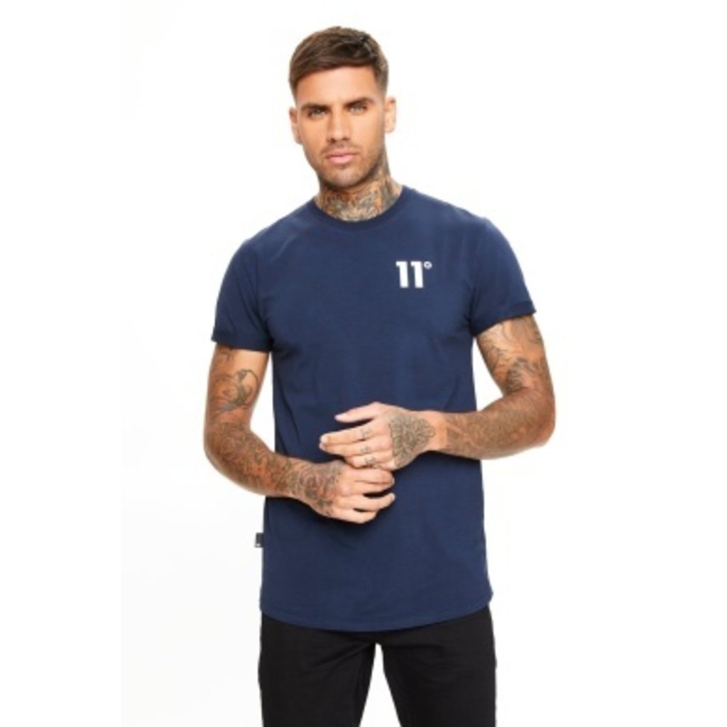 11 Degrees 11 Degrees Core Muscle Fit T-shirt Navy