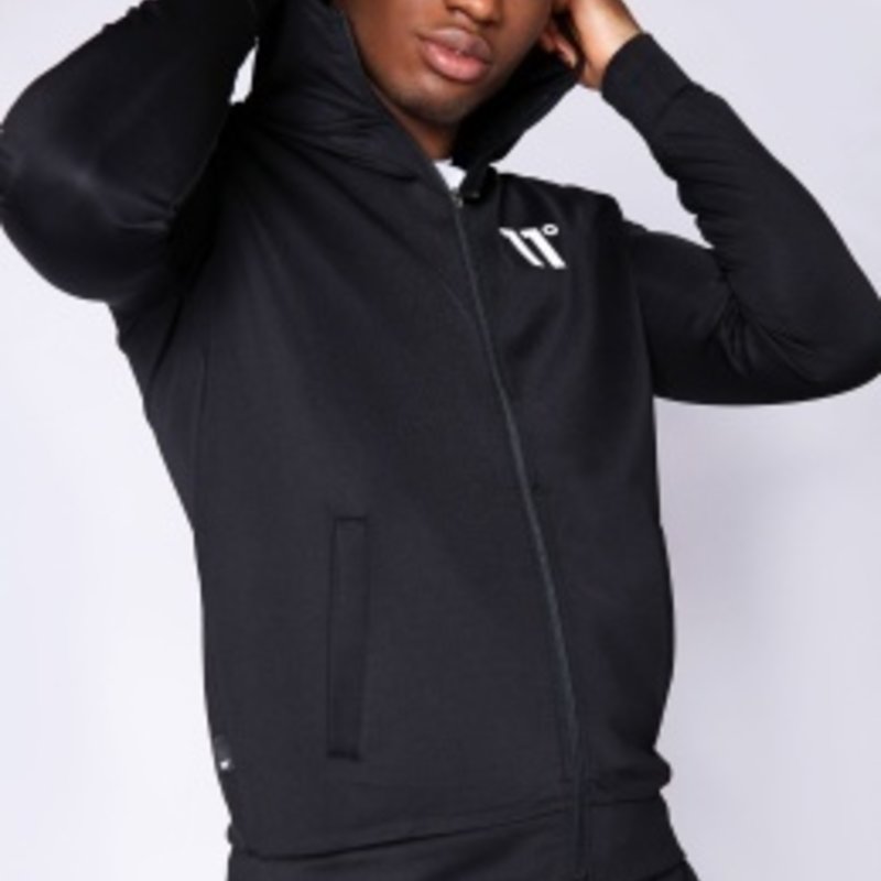 11 Degrees 11 Degrees Core Full Zip  Hoodie Black