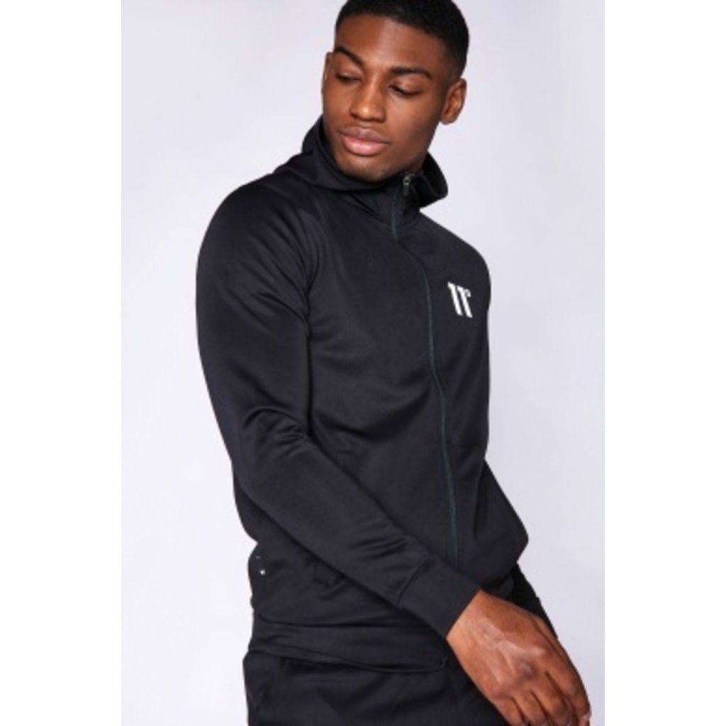 11 Degrees 11 Degrees Core Full Zip  Hoodie Black