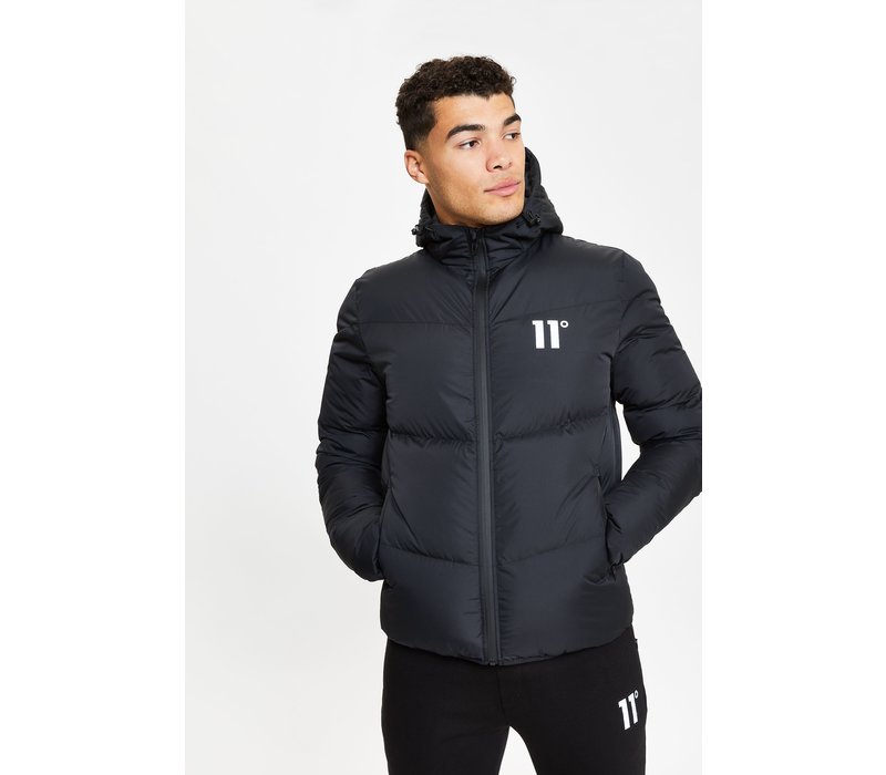 11 degrees coat black