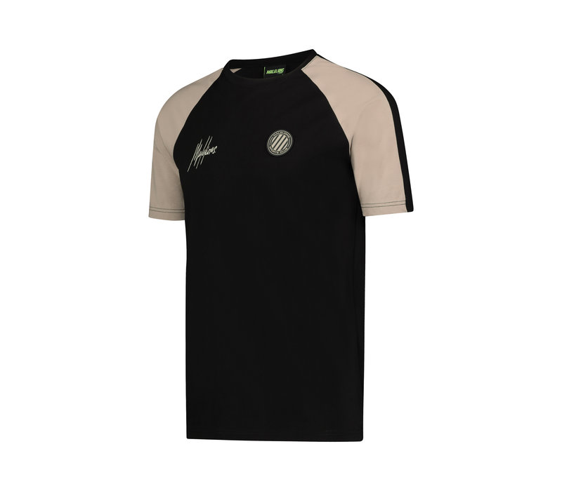 Malelions Sport Striker T-shirt Black/Creme