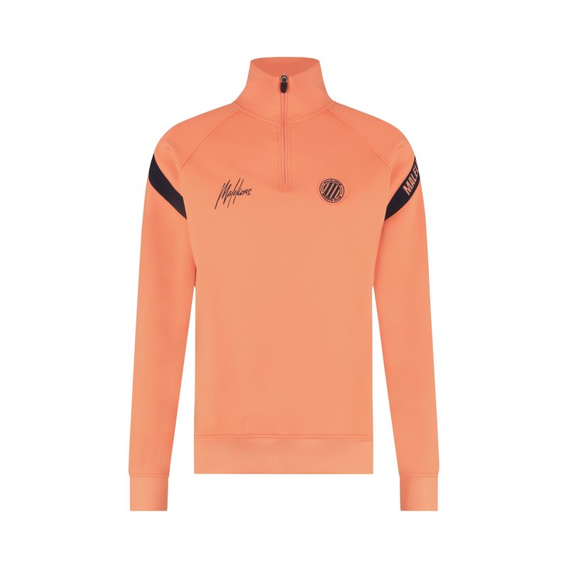 Malelions Malelions Sport Pre-Match Quarterzip Salmon/Navy