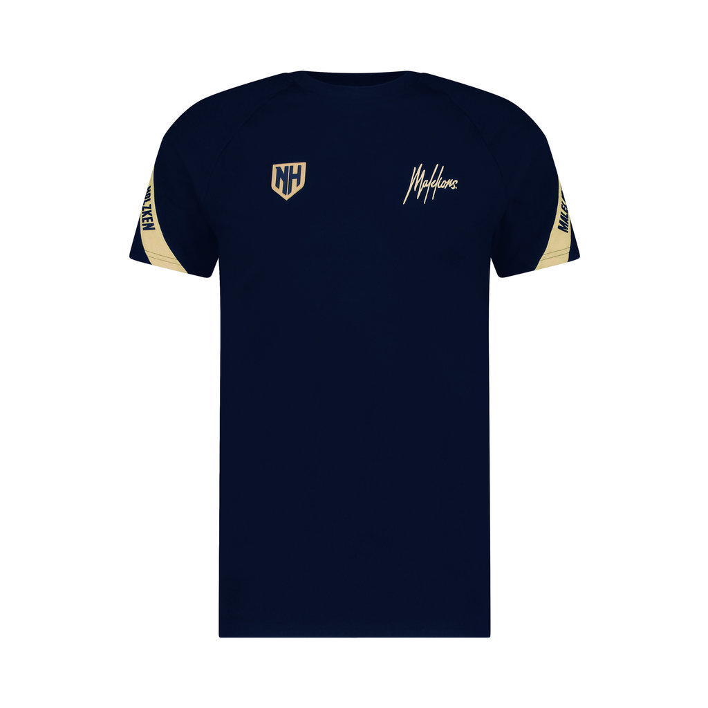 Malelions Malelions x Nieky Holzken Pre-Match T-Shirt Navy/Gold