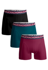 Muchachomalo Muchachomalo SOLID1010-473 Men 3-Pack Short Solid