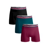 Muchachomalo SOLID1010-473 Men 3-Pack Short Solid