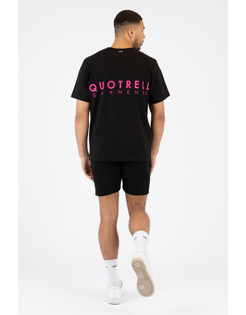Quotrell Quotrell Fusa T-shirt Black/Fuchsia