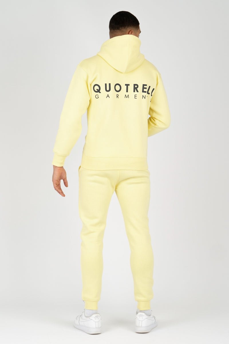 Quotrell Fusa Hoodie Lemon/Grey - Get Well Jeans Den Haag