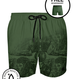 Muchachomalo Muchachomalo WATRC2062-06 Swimshort  Water Reactive Army