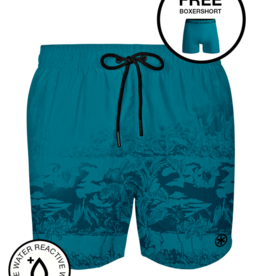 Muchachomalo Muchachomalo WATRC2062-04 Swimshort Water Reactive Blue