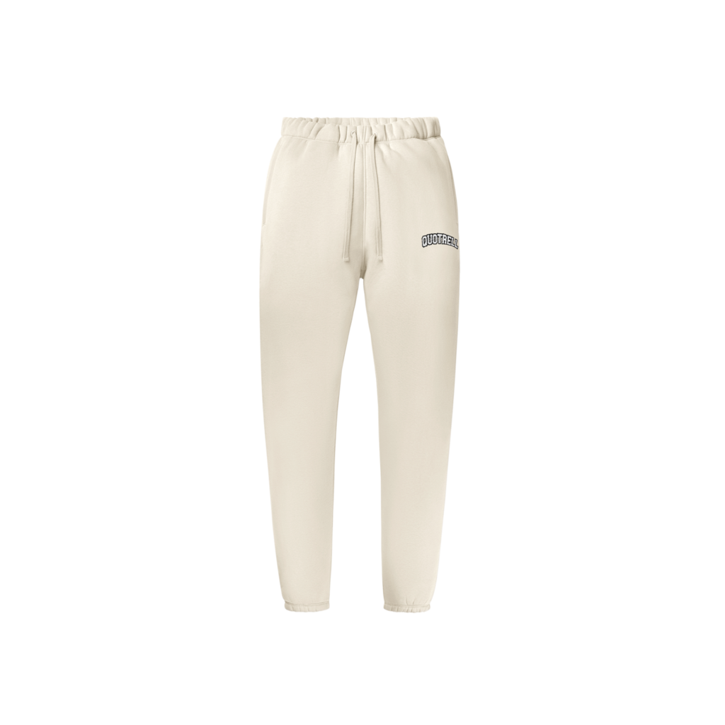 Quotrell Quotrell University Pants Beige/Black