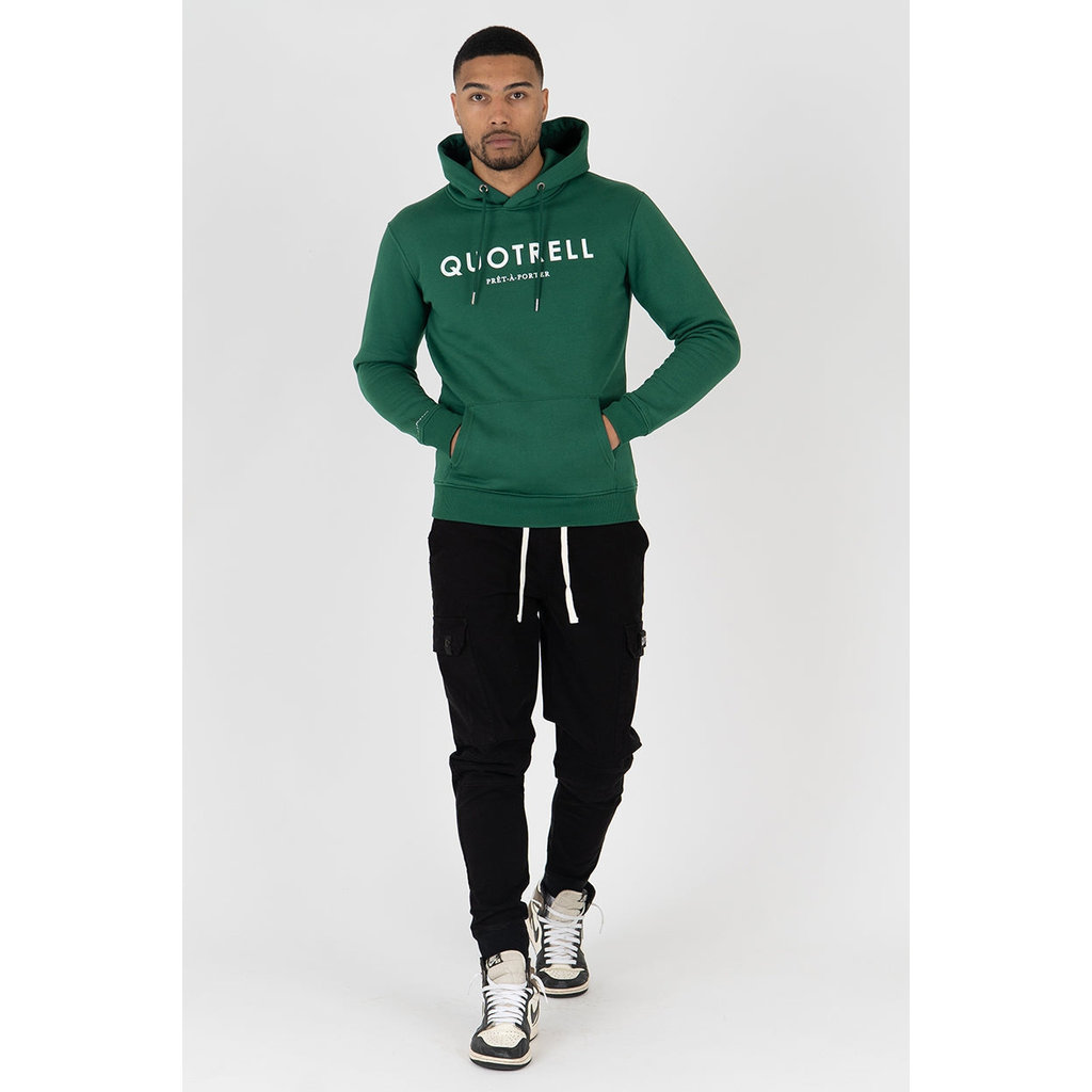 Quotrell Quotrell Basic Hoodie Petrol/White