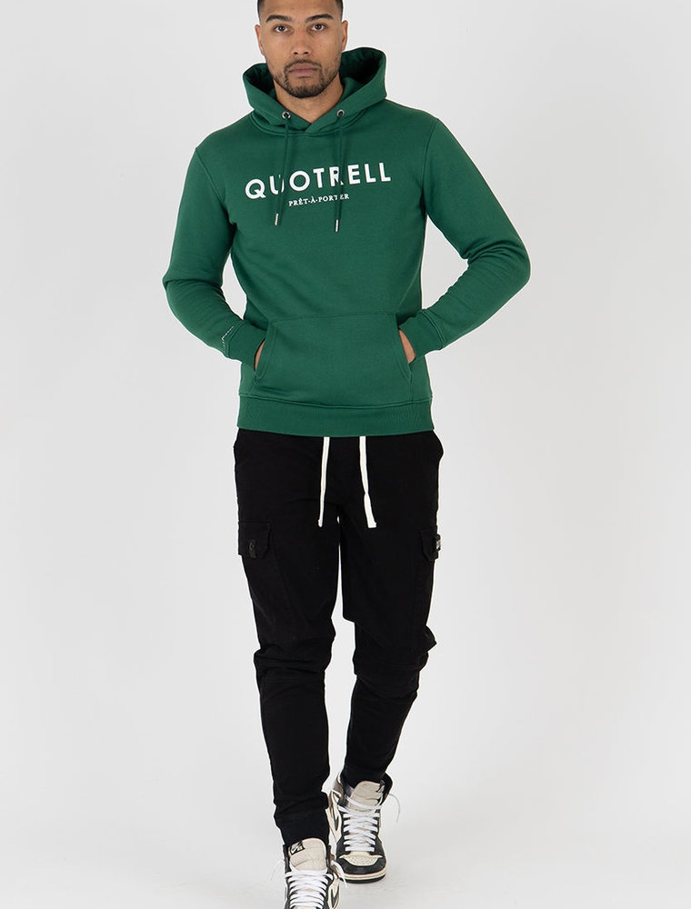 Quotrell Quotrell Basic Hoodie Petrol/White