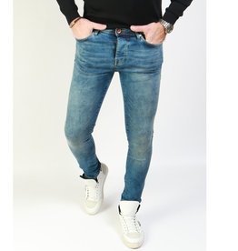 Cars Jeans Cars Jeans Dust Dark Used - Super Skinny Fit