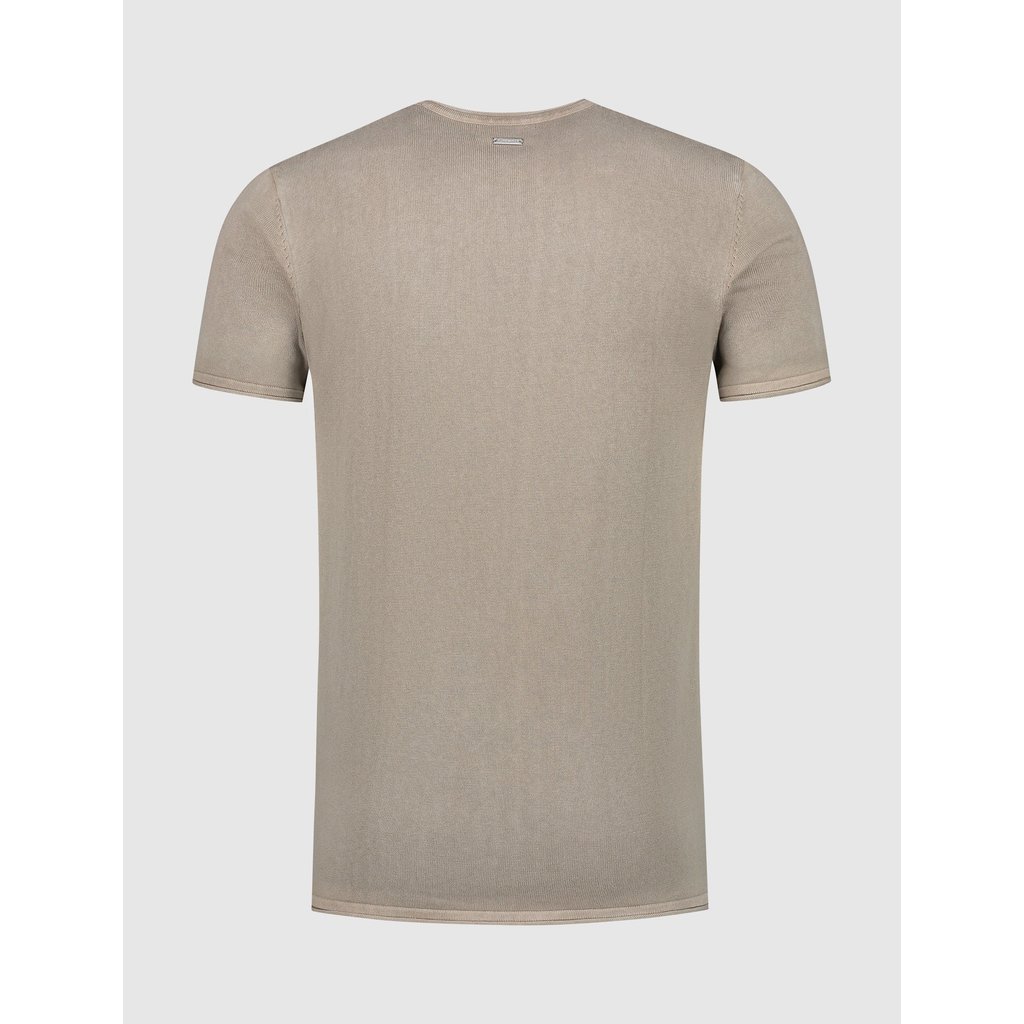 PurePath (by PureWhite) Purewhite Essential Garment Dye Knit T-shirt Sand