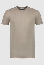 Purewhite Purewhite Essential Garment Dye Knit T-shirt Sand