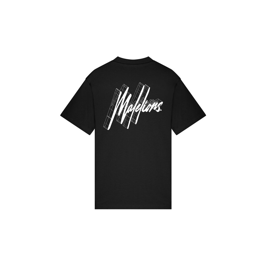 Malelions Malelions Men 3D Graphic T-Shirt Black/White