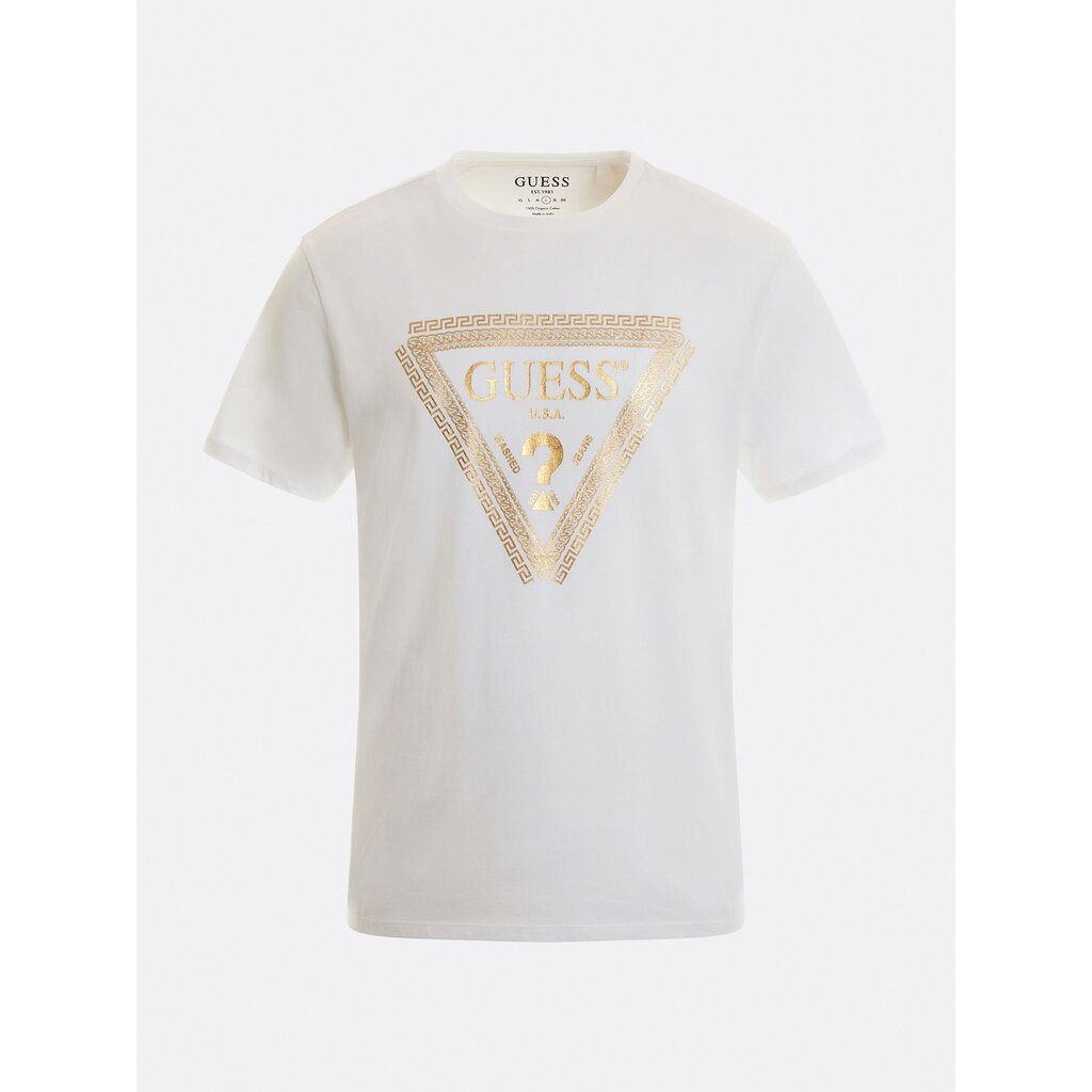 Guess Guess M3RI68 KBDK0 G011 BSC CHAIN LOGO TEE