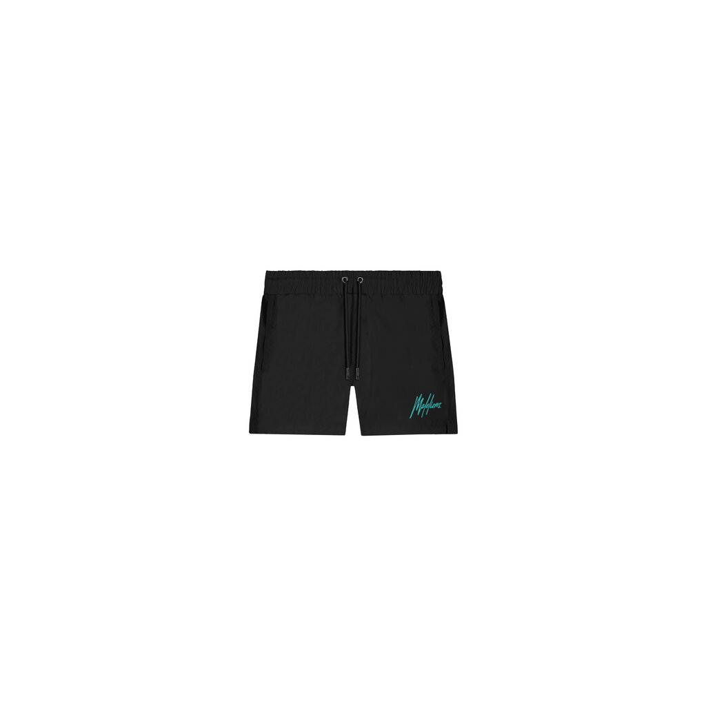 Malelions Malelions Men Atlanta Swimshort Black/Turqoise