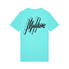 Malelions Malelions Men 3D Graphic T-Shirt Turqoise/Black