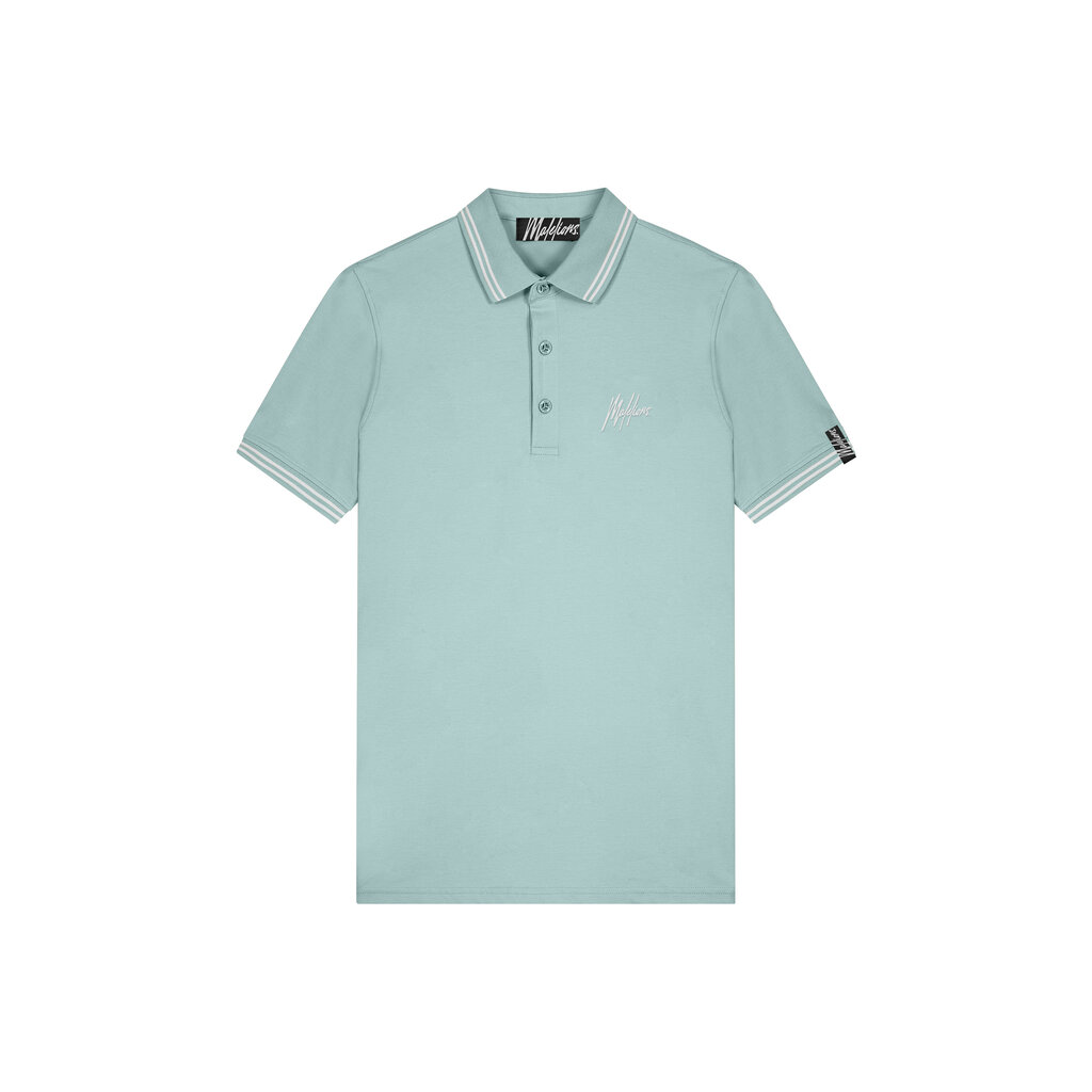 Malelions Malelions Men Signature Polo Blue Surf