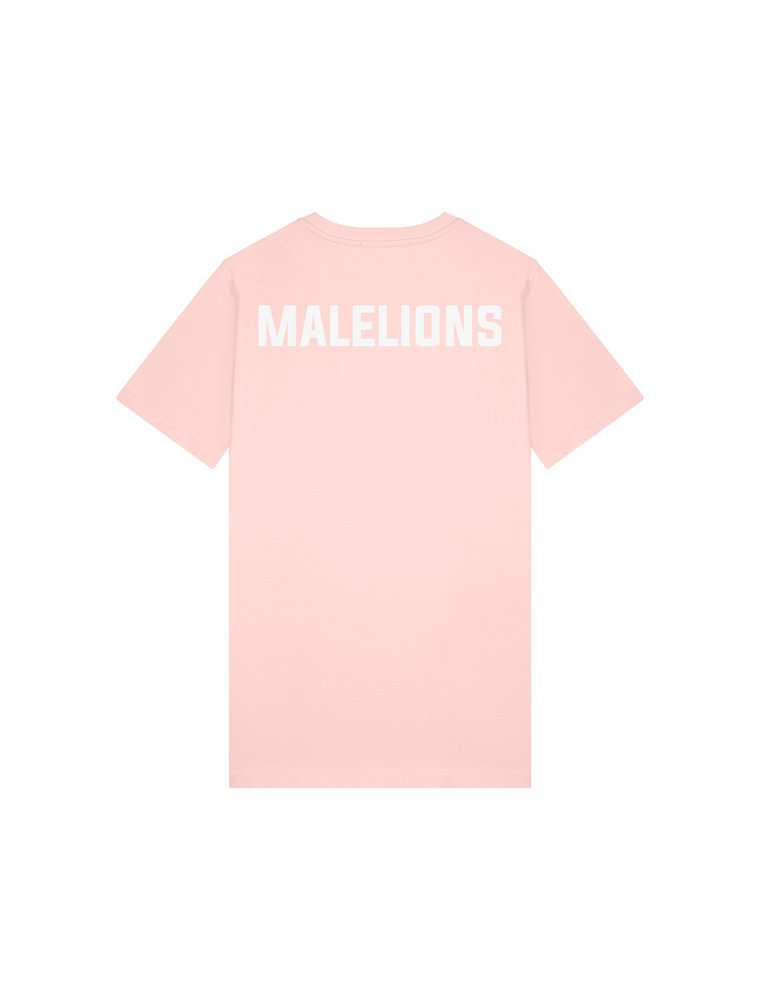 Malelions Malelions Men Logo T-Shirt Light Pink