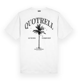 Quotrell Quotrell Palm Springs T-Shirt Off White/Black