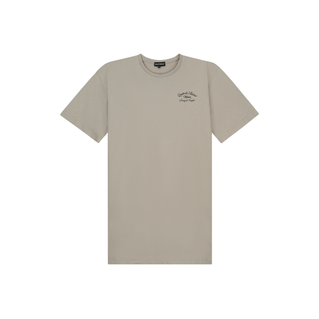 Quotrell Quotrell Atelier Milano T-Shirt Taupe/Black
