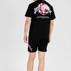 Quotrell Quotrell Global Unity T-Shirt Black/Neon Pink