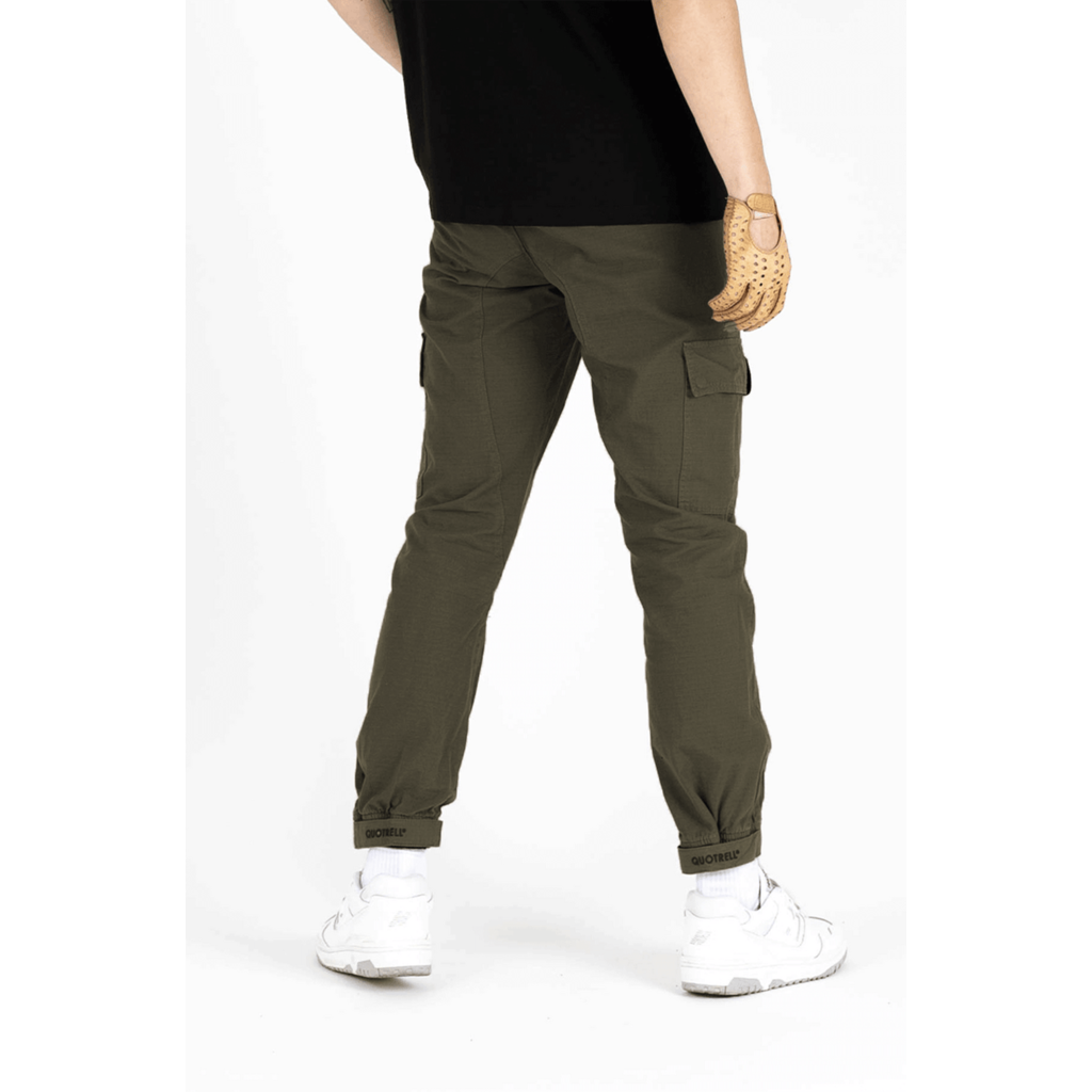 Quotrell Quotrell Boston Cargo Pants Army Green