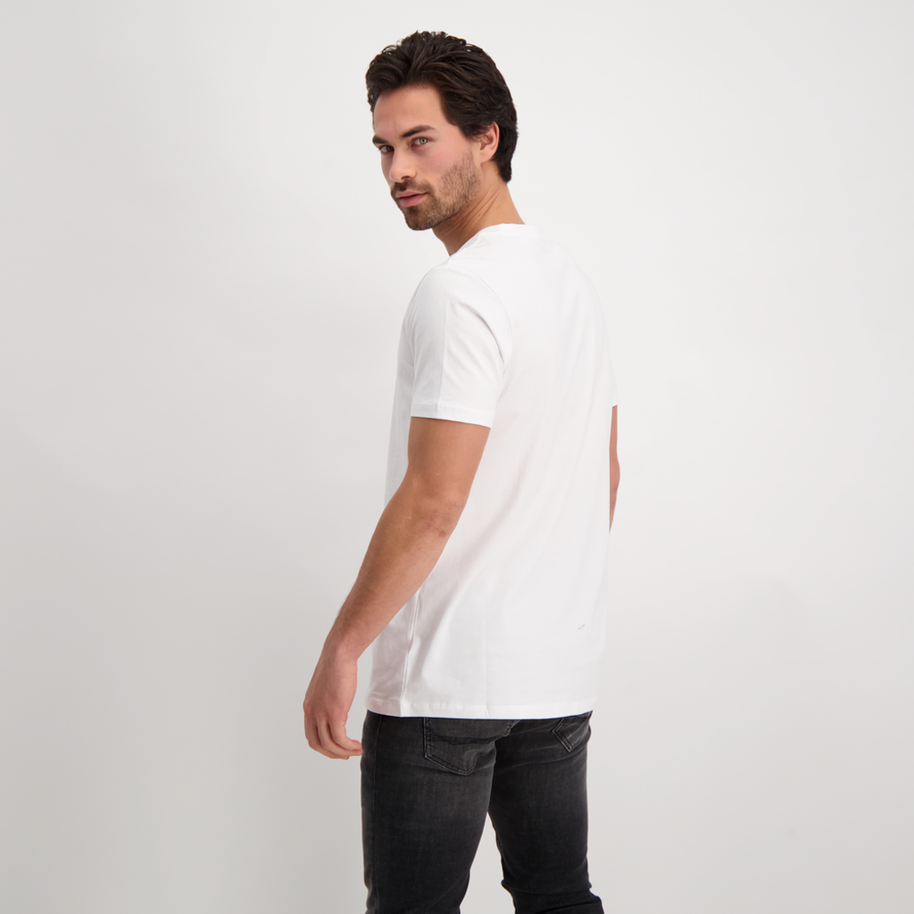 Cars Jeans Cars Jeans Vin V-Neck T-Shirt White