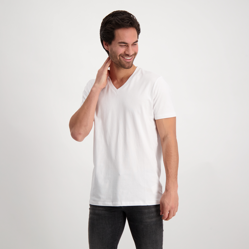 Cars Jeans Cars Jeans Vin V-Neck T-Shirt White