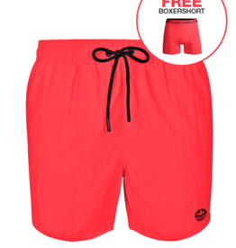 Muchachomalo Muchachomalo Men Swimshort Solid Neon Pink