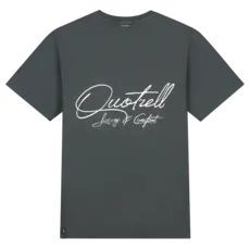 Quotrell Quotrell Jaipur T-Shirt Anthracite/White