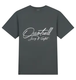 Quotrell Quotrell Jaipur T-Shirt Anthracite/White