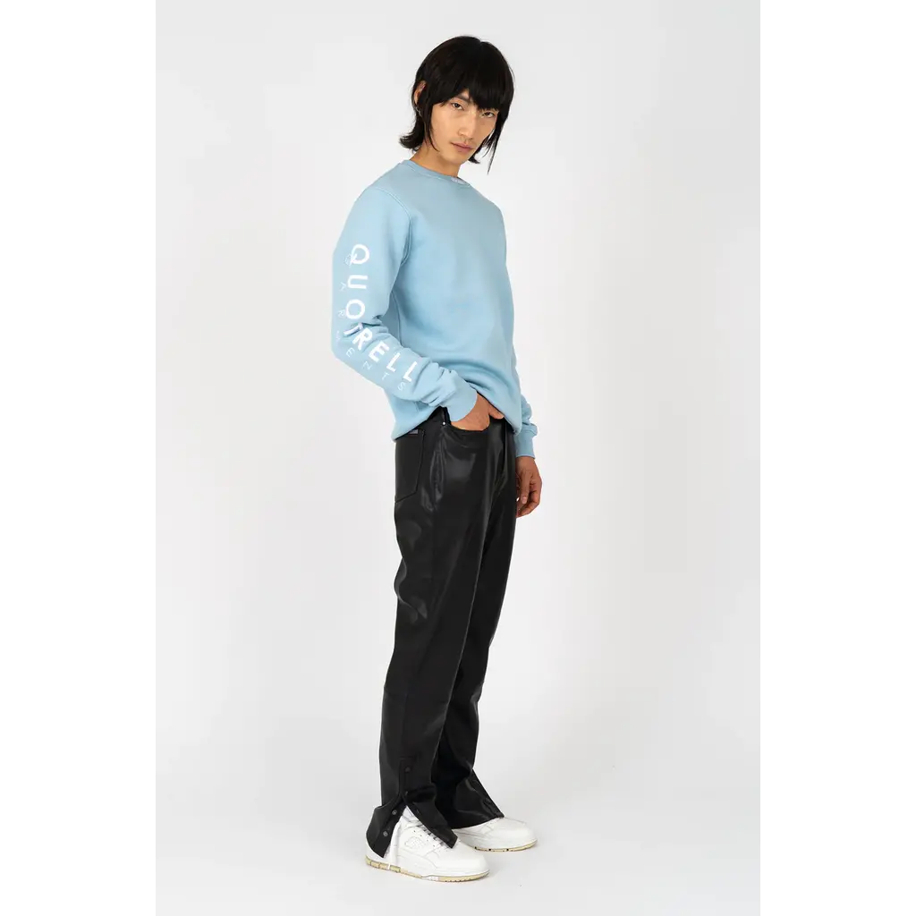 Quotrell Quotrell Dublin Crewneck Light Blue/White