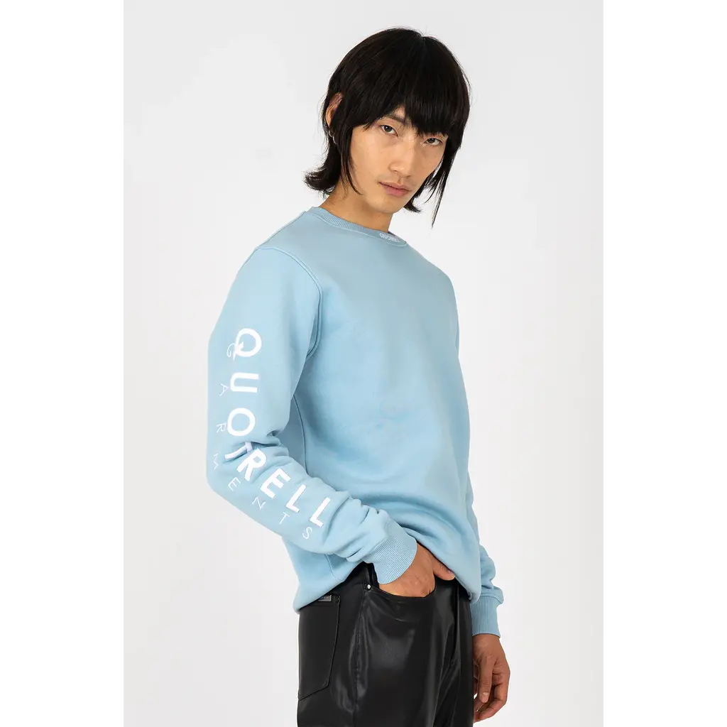 Quotrell Quotrell Dublin Crewneck Light Blue/White