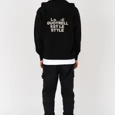 Quotrell Quotrell La Vie Zip Hoodie Black