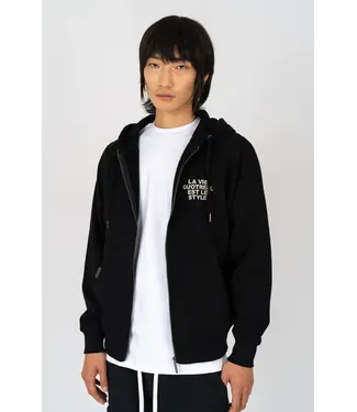 Quotrell Quotrell La Vie Zip Hoodie Black