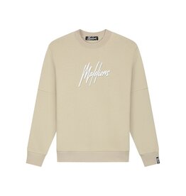 Malelions Malelions Men Duo Essentials Sweater Beige/White