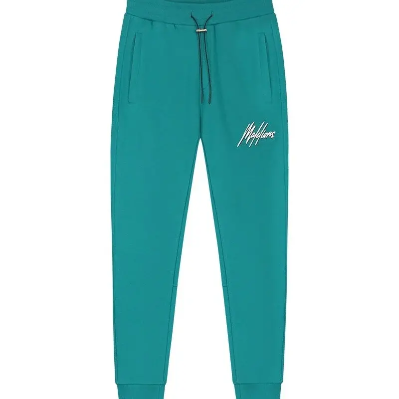 Malelions Malelions Men Duo Essentials Trackpants Teal/White