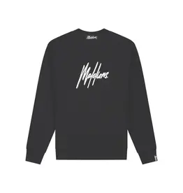 Malelions Malelions Men Duo Essentials Sweater Black/White