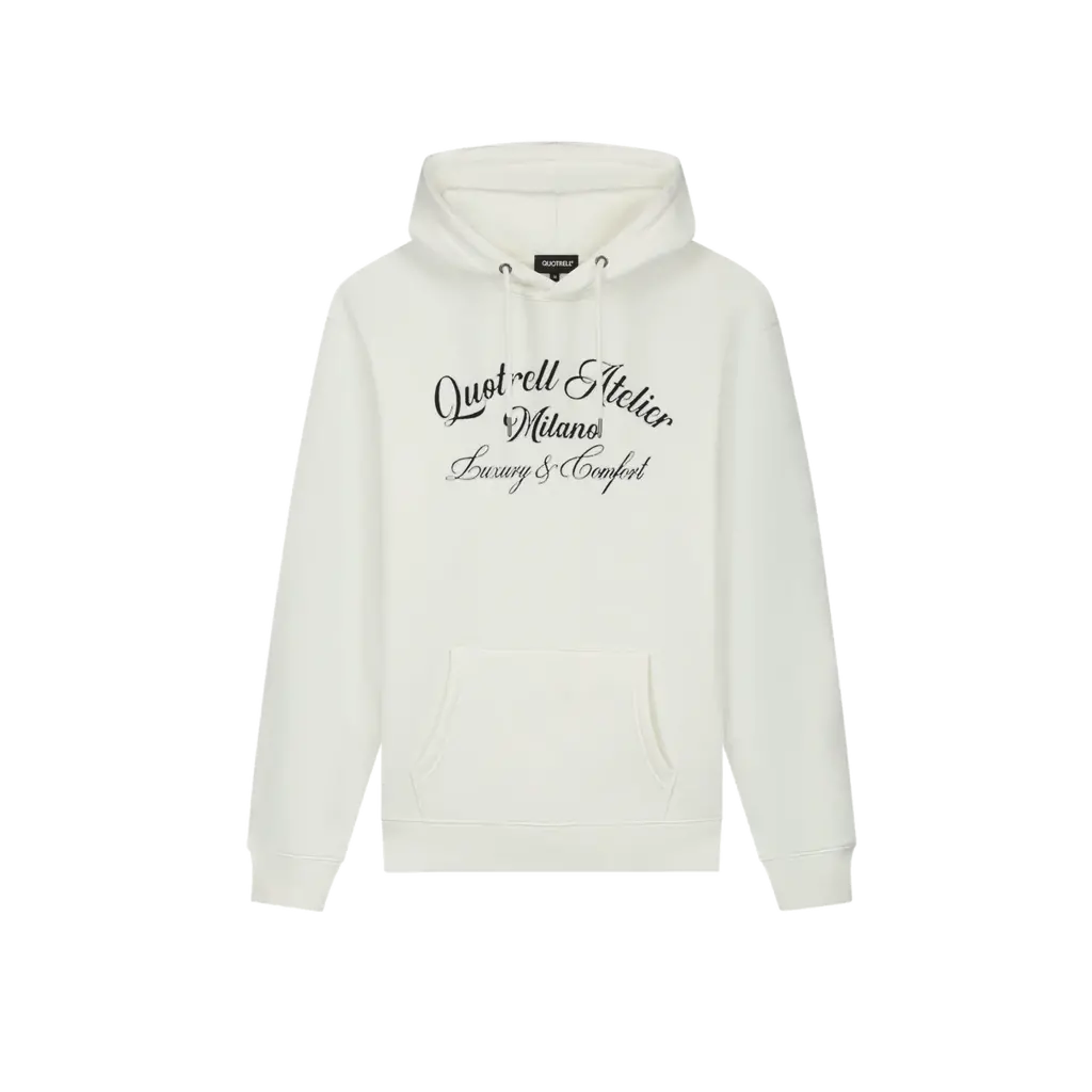 Quotrell Quotrell Atelier Milano Chain Hoodie Off White/White