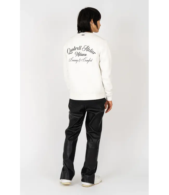 Quotrell Quotrell Atelier Milano Crewneck Off White/Brown
