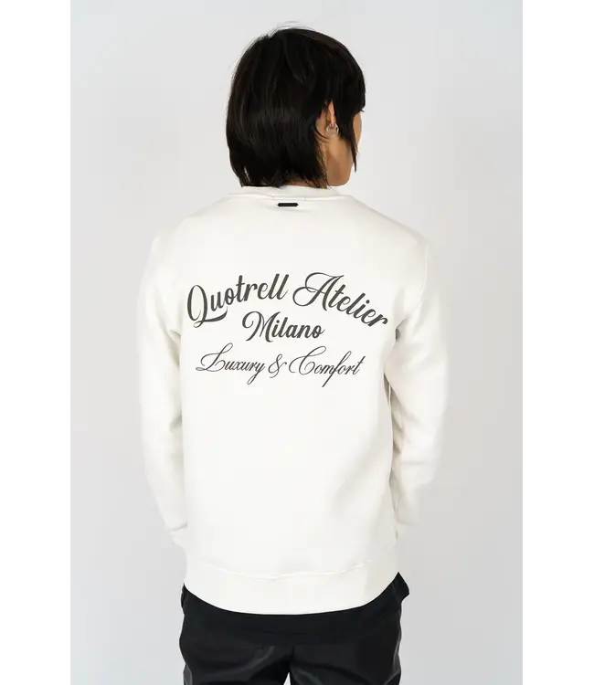 Quotrell Quotrell Atelier Milano Crewneck Off White/Brown