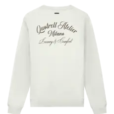 Quotrell Quotrell Atelier Milano Crewneck Off White/Brown