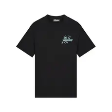 Malelions Malelions Men Oversized 3D Graphic T-Shirt Black/Turqoise