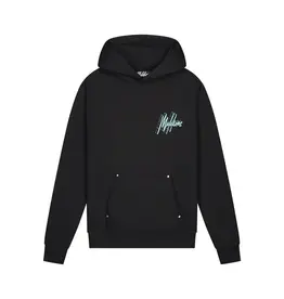 Malelions Malelions Men Oversized 3D Graphic Hoodie Black/Turqoise