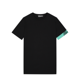 Malelions Malelions Men Captain T-Shirt 2.0 Black/Turqoise